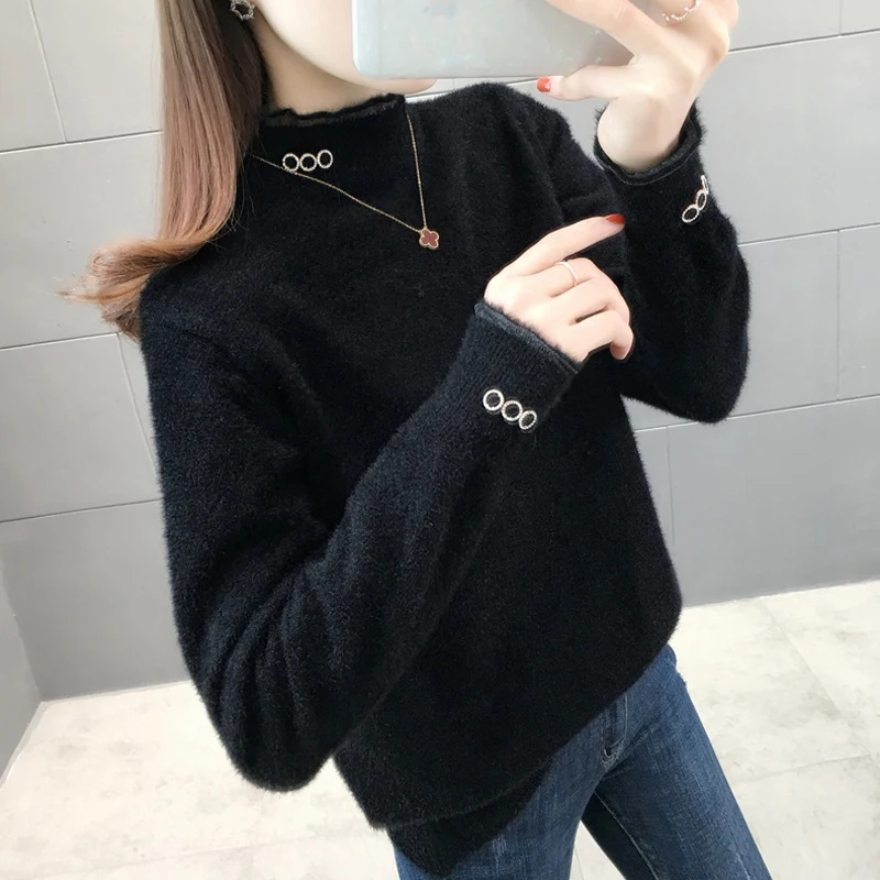 Women Autumn Sweater Casual Loose Turtleneck Knitted Jumpers Pullovers Winter Long Sleeve GRAY22
Women Autumn Sweater Casual Loose Turtleneck Knitted Jumpers Pullovers Winter Long Sleeve GRAY22