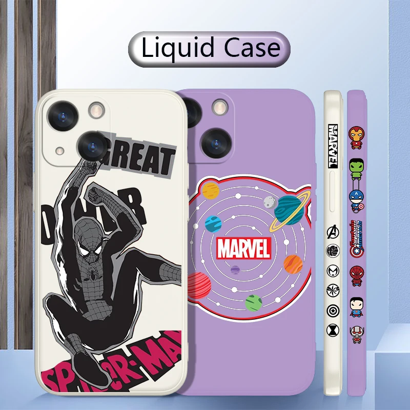 Spiderman Captain America For iPhone 14 13 12 Mini 11 Pro XS MAX XR X 8 7 6S SE Plus Liquid Left Rope Shockproof Phone Case
Spiderman Captain America For iPhone 14 13 12 Mini 11 Pro XS MAX XR X 8 7 6S SE Plus Liquid Left Rope Shockproof Phone Case