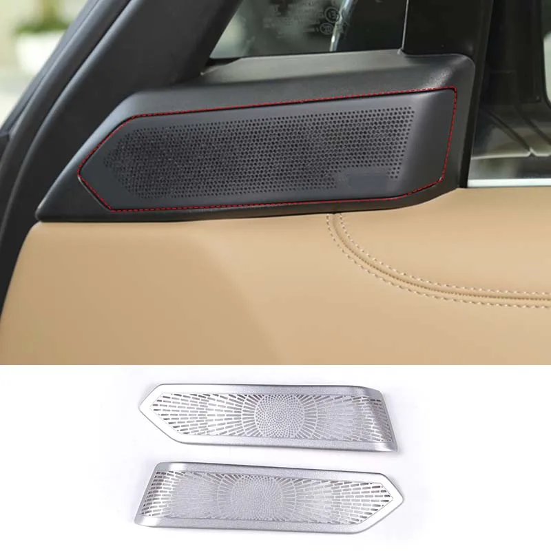For Land Rover Range Rover Vogue 2023 Car Door Window Tweeter Audio Speaker Cover Trim Frame Stainless steel Accessories
For Land Rover Range Rover Vogue 2023 Car Door Window Tweeter Audio Speaker Cover Trim Frame Stainless steel Accessories