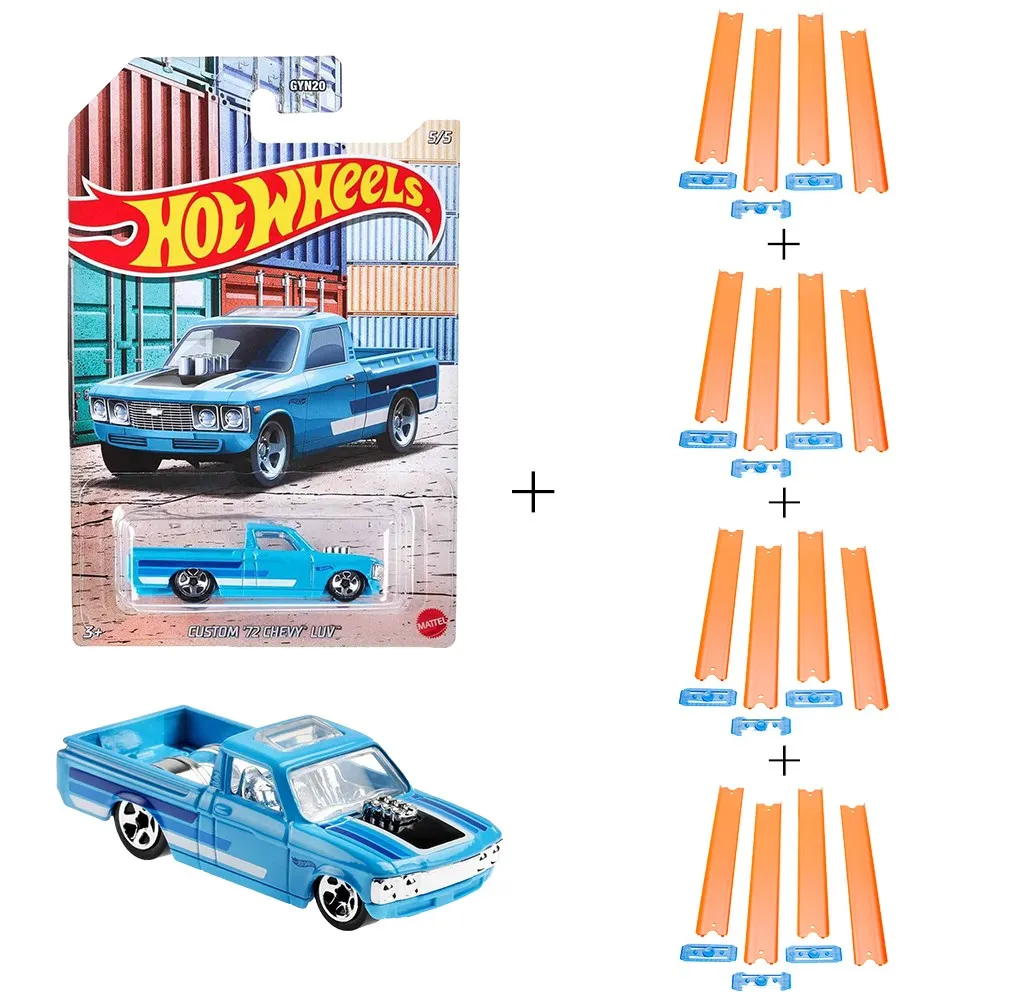Hot Wheels Track Builder 480cm Orange Runway Set and Custom 72 Chery Luv Gyn20
Hot Wheels Track Builder 480cm Orange Runway Set and Custom 72 Chery Luv Gyn20