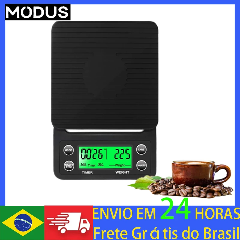 Modus 5kg/1g Drip Coffee Scale With Timer Portable Electronic Digital Kitchen Scale High Precision LCD Electronic Scales
Modus 5kg/1g Drip Coffee Scale With Timer Portable Electronic Digital Kitchen Scale High Precision LCD Electronic Scales