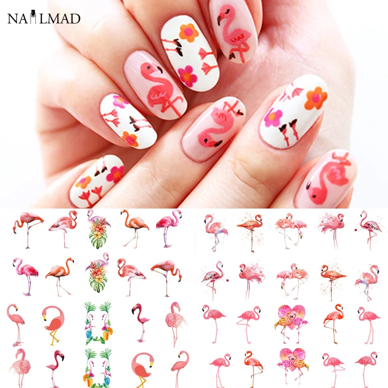6pcs Pink Flamingos Nail Water Decals Osprey Feather Nail Water Decals Transfer Sticker Slide
6pcs Pink Flamingos Nail Water Decals Osprey Feather Nail Water Decals Transfer Sticker Slide