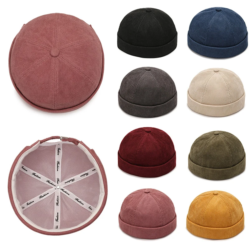 Vintage Men's Summer Brimless Skullies Cap Solid Color Street Portable Hats Multipurpose Beanie Hat Hip Hop Hats Street Portable
Vintage Men's Summer Brimless Skullies Cap Solid Color Street Portable Hats Multipurpose Beanie Hat Hip Hop Hats Street Portable