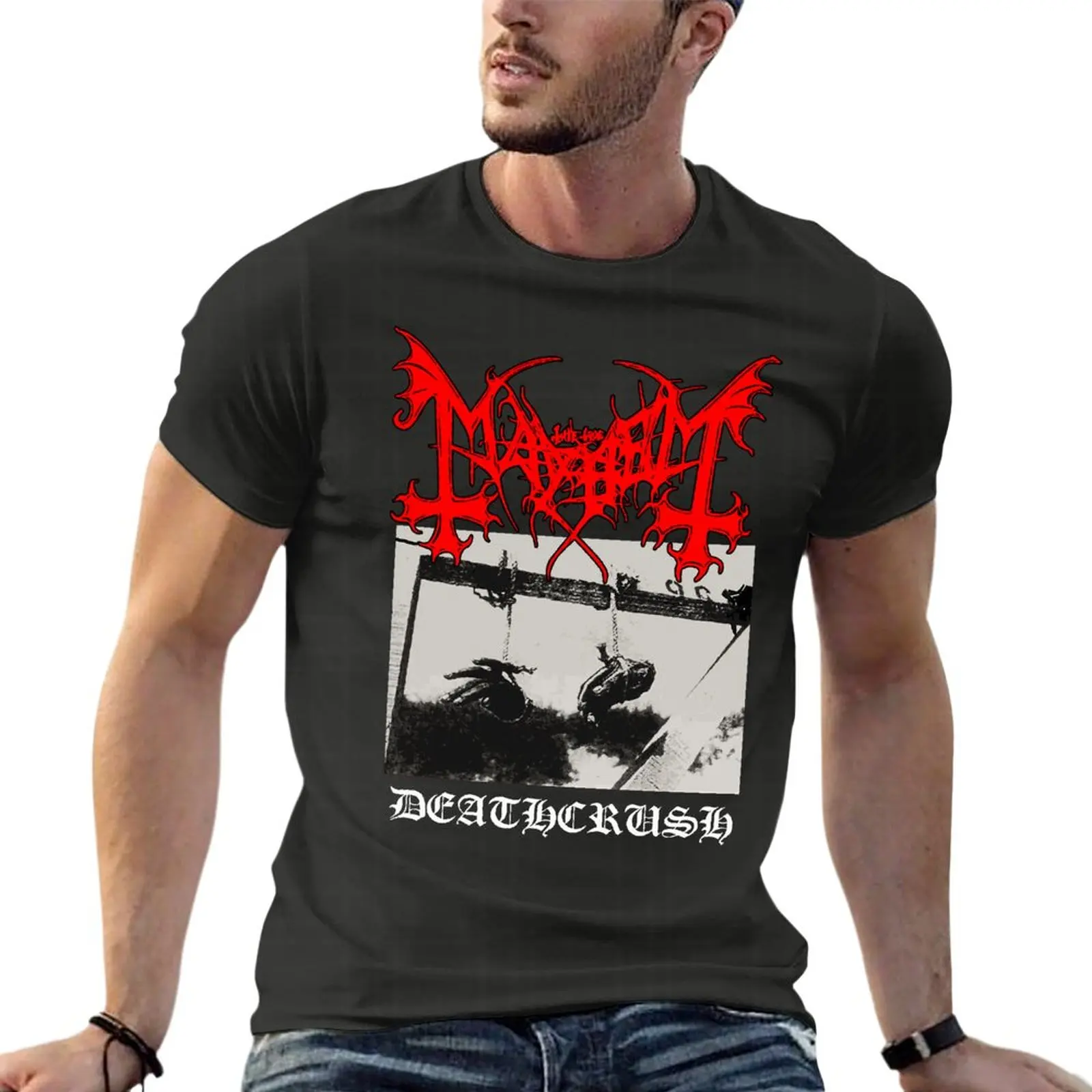 Mayhem Deathcrush Death Metal Band Oversized T-Shirt Printed Mens Clothing Short Sleeve Streetwear Plus Size Top Tee
Mayhem Deathcrush Death Metal Band Oversized T-Shirt Printed Mens Clothing Short Sleeve Streetwear Plus Size Top Tee