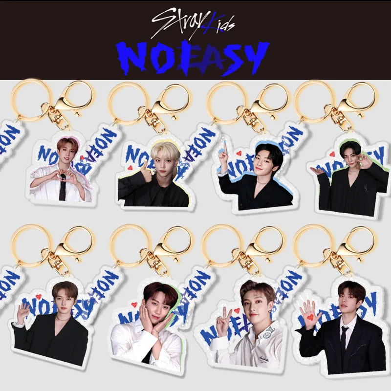 KPOP Stray Kids New Album NOEASY Unisex Acrylic Keychain Bag Pendant Jewelry Accessories Car Key Chains Hyun-Jin Fans Gift
KPOP Stray Kids New Album NOEASY Unisex Acrylic Keychain Bag Pendant Jewelry Accessories Car Key Chains Hyun-Jin Fans Gift