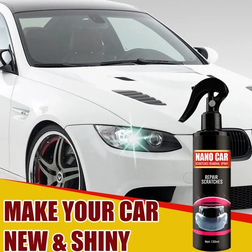 120ml Nano Car Scratch Removal Spray Repair Nano Spray Scratches Car Scratch Repairing Polish Spray Car Ceramic Coating
120ml Nano Car Scratch Removal Spray Repair Nano Spray Scratches Car Scratch Repairing Polish Spray Car Ceramic Coating