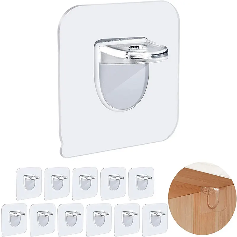 10PCS Adhesive Shelf Support Pegs Shelf Support Adhesive Pegs Closet Cabinet Shelf Support Clips Wall Hangers Strong Holders
10PCS Adhesive Shelf Support Pegs Shelf Support Adhesive Pegs Closet Cabinet Shelf Support Clips Wall Hangers Strong Holders