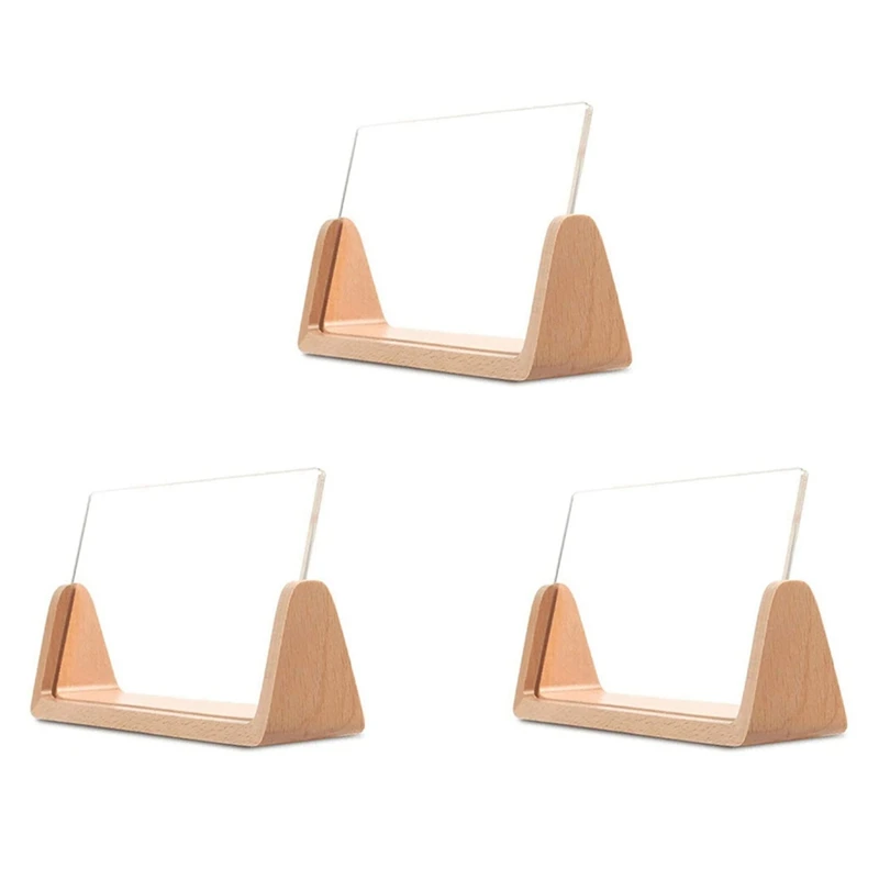 3X U-Shaped Acrylic Photo Frame Creative Solid Wood Home Desk Decoration For Office/Bedroom/Living Room/Cafe-5 Inch
3X U-Shaped Acrylic Photo Frame Creative Solid Wood Home Desk Decoration For Office/Bedroom/Living Room/Cafe-5 Inch