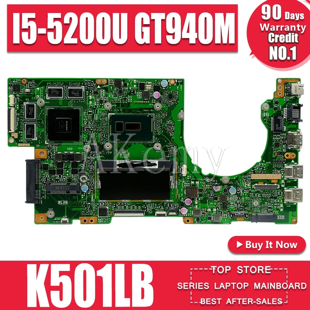 Материнская плата SAMXINNO для ноутбука Asus K501LB K501LX K501LN A501L K501L V505L
Материнская плата SAMXINNO для ноутбука Asus K501LB K501LX K501LN A501L K501L V505L