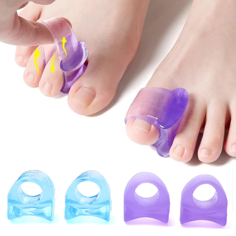 2pcs Soft Silicone Toe Separator Thumb Cushion Concealer Orthopedic Hallux Valgus Spreader Corrector Foot Care Pedicura
2pcs Soft Silicone Toe Separator Thumb Cushion Concealer Orthopedic Hallux Valgus Spreader Corrector Foot Care Pedicura