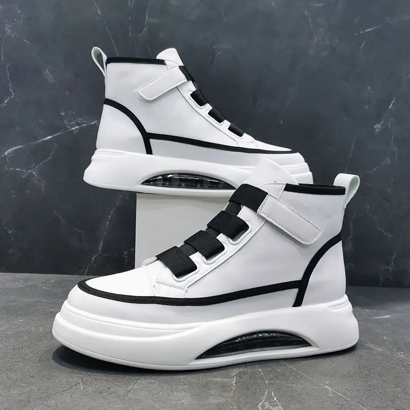 Fashion Mens White Casual Shoes Hip Top Platform Hook Loop Trending Leisure Street Hip Hop Younger Zapatos Male Size 38-43 A1-29
Fashion Mens White Casual Shoes Hip Top Platform Hook Loop Trending Leisure Street Hip Hop Younger Zapatos Male Size 38-43 A1-29
