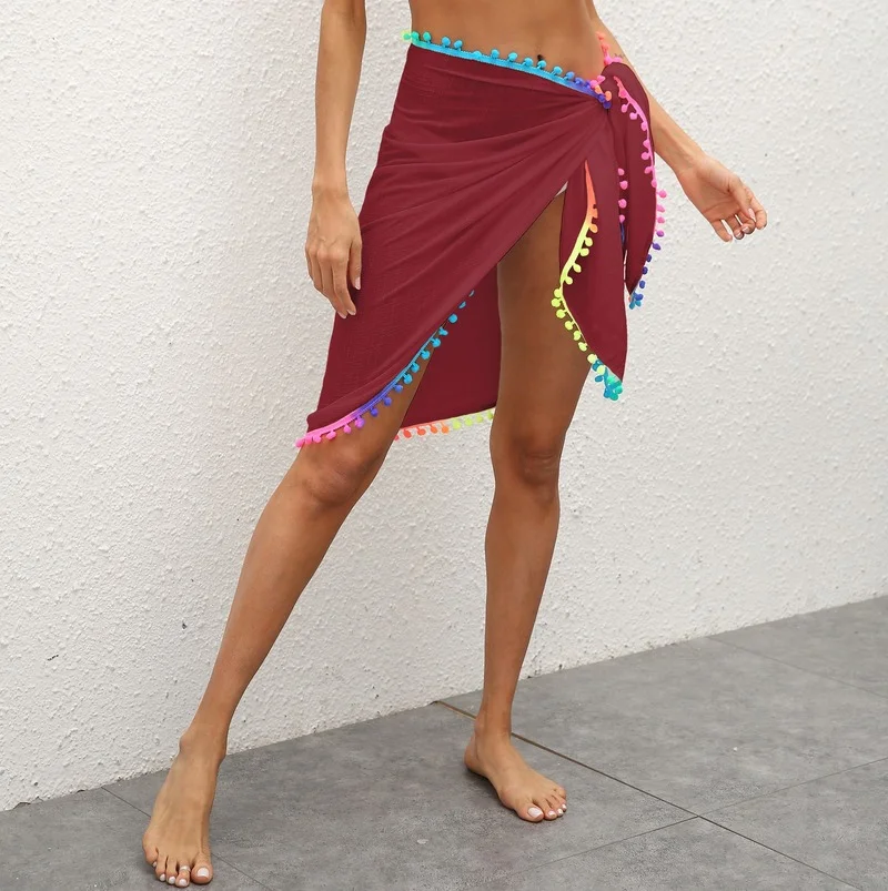 2021 Beach Faldas Solid Color Tassel Stitching Irregular One Piece Skirts Women Summer Patchwork Bandage Vacation Female Skirt
2021 Beach Faldas Solid Color Tassel Stitching Irregular One Piece Skirts Women Summer Patchwork Bandage Vacation Female Skirt