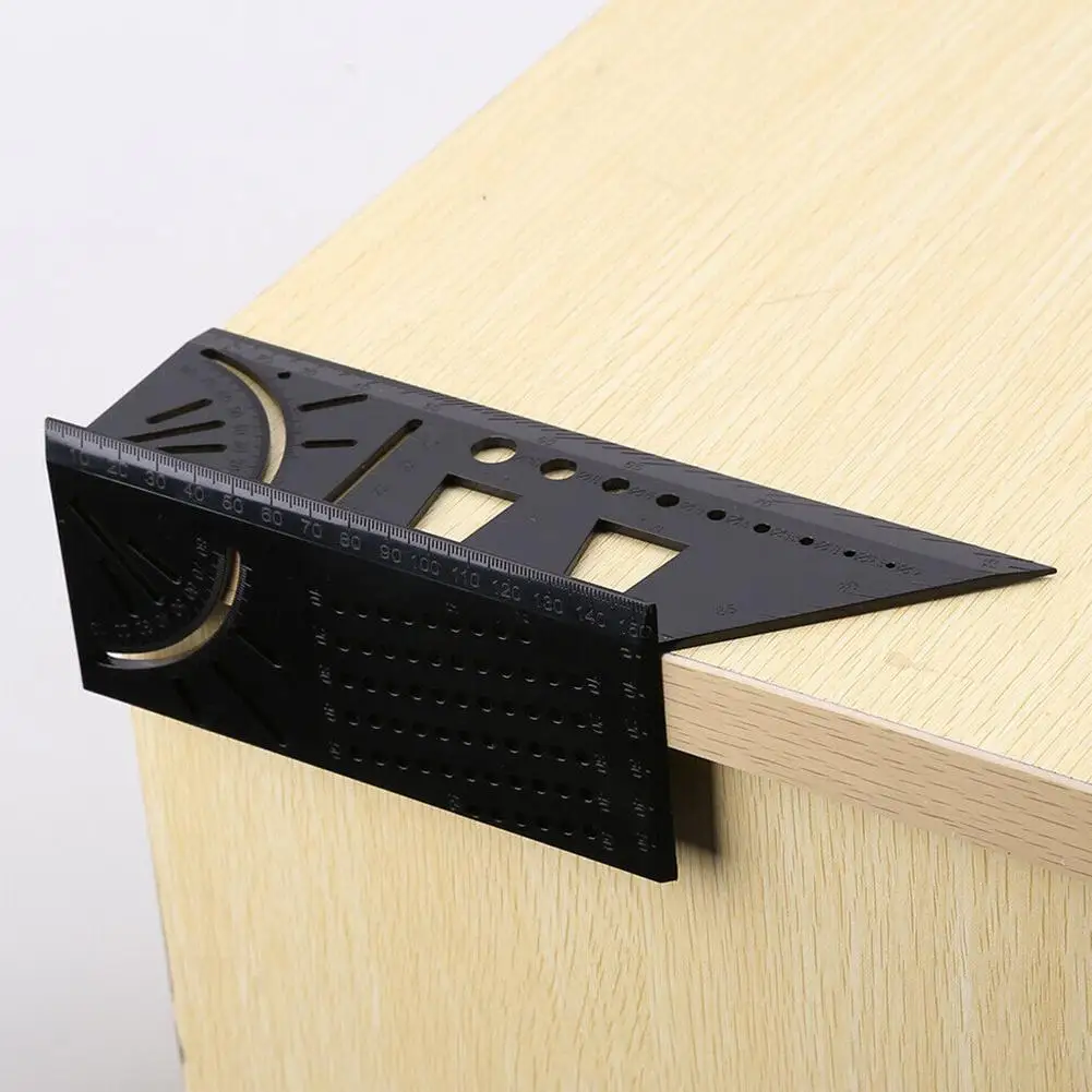 45 Degree WoodWorking Ruler Square Scribe 3D Mitre Angle Measuring Measure Tool with Gauge and Ruler Convenient WoodWorking Tool
45 Degree WoodWorking Ruler Square Scribe 3D Mitre Angle Measuring Measure Tool with Gauge and Ruler Convenient WoodWorking Tool