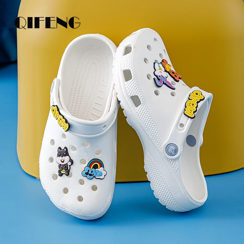 2022 Cute Summer White Outside Slippers Women Beach Shoes Light Casual Fashion Outdoor Sandal Jelly Shoes Female Slippers Black
2022 Cute Summer White Outside Slippers Women Beach Shoes Light Casual Fashion Outdoor Sandal Jelly Shoes Female Slippers Black