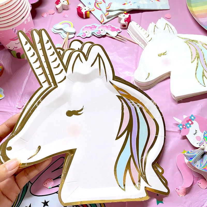 Unicorn Disposable Tableware Unicorn Party Supplies Paper Plates Napkins Happy Unicorn Birthday Party Decor Rainbow Horse Girl
Unicorn Disposable Tableware Unicorn Party Supplies Paper Plates Napkins Happy Unicorn Birthday Party Decor Rainbow Horse Girl