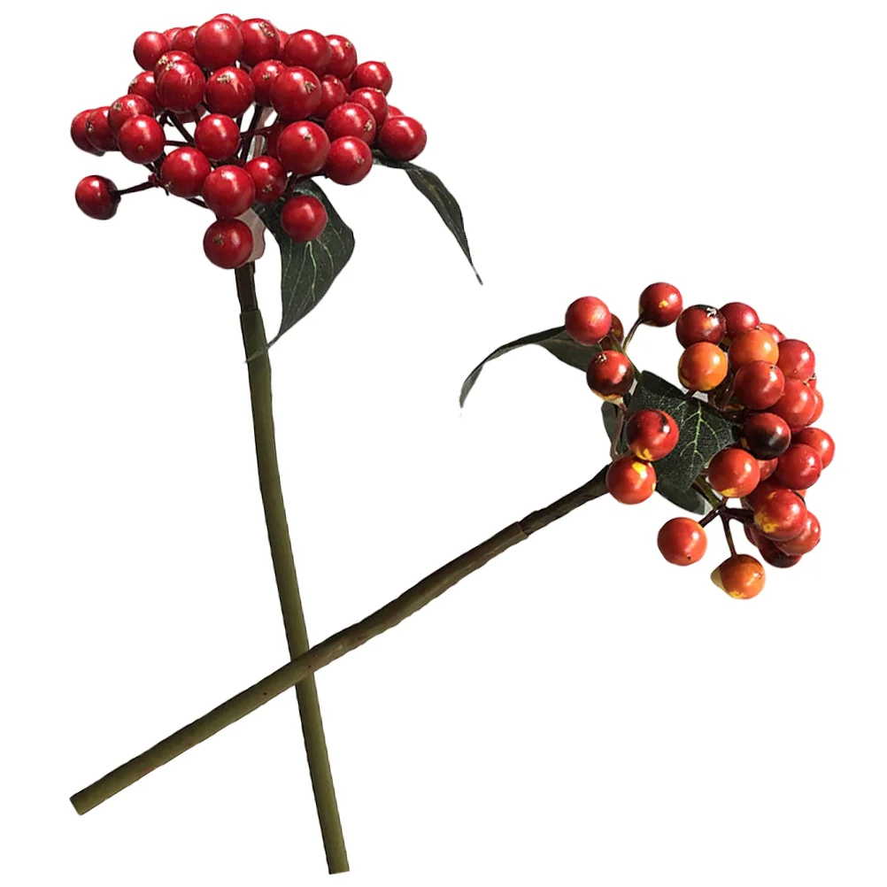 2 Pcs Artificial Berries Christmas Decorations Berry Faux Branches Fake Red Stems Plastic Xmas Picks
2 Pcs Artificial Berries Christmas Decorations Berry Faux Branches Fake Red Stems Plastic Xmas Picks