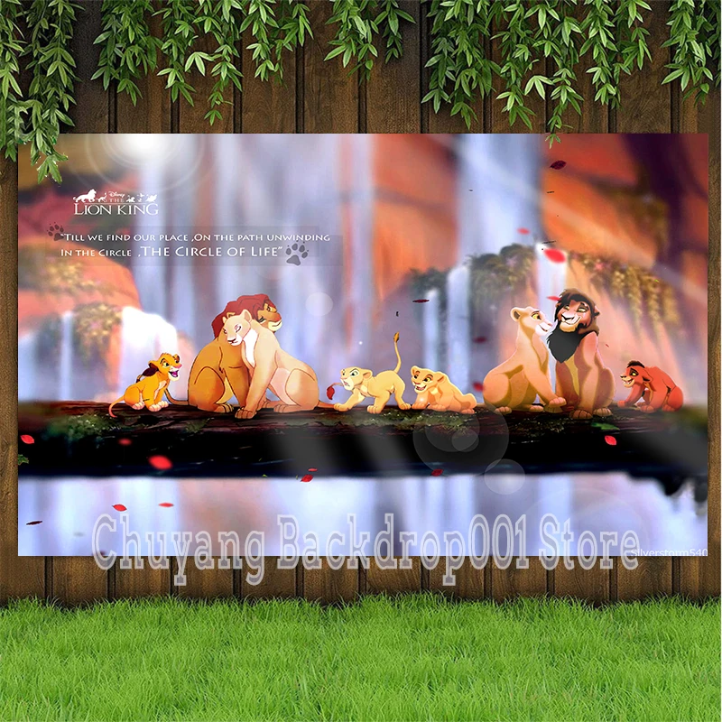 Disney Forest Simba Lion King Cartoon Backdrop Kids Birthday Party Photo Background Sunset Baby Shower Banner Poster Cartoon
Disney Forest Simba Lion King Cartoon Backdrop Kids Birthday Party Photo Background Sunset Baby Shower Banner Poster Cartoon