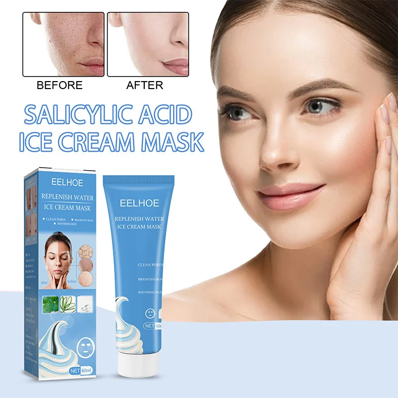 Salicylic Acid Shrink Pores Face Ice Cream Mask Remove Acne Blackhead Oil Control Deep Cleaning Whitening Moisturizing Skin Care
Salicylic Acid Shrink Pores Face Ice Cream Mask Remove Acne Blackhead Oil Control Deep Cleaning Whitening Moisturizing Skin Care