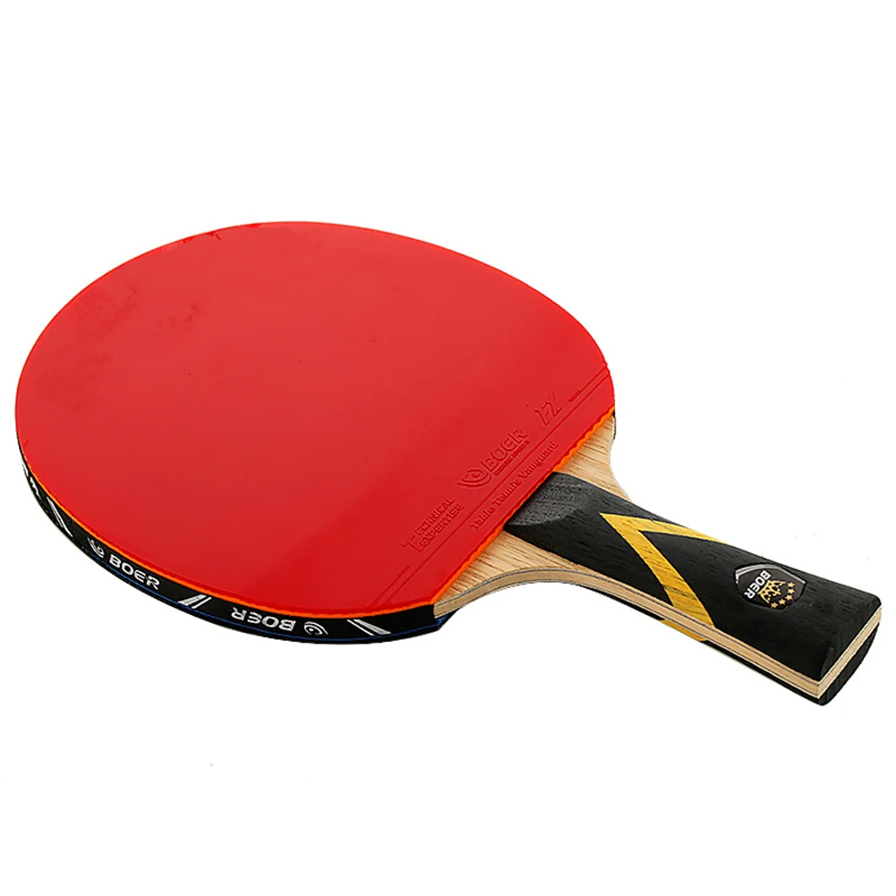 Ping Pong Bat Ping Pong Paddle 5+2 Structure Aromatic Carbon Basswood Layer Black+Red Long Handle Sporting Goods
Ping Pong Bat Ping Pong Paddle 5+2 Structure Aromatic Carbon Basswood Layer Black+Red Long Handle Sporting Goods