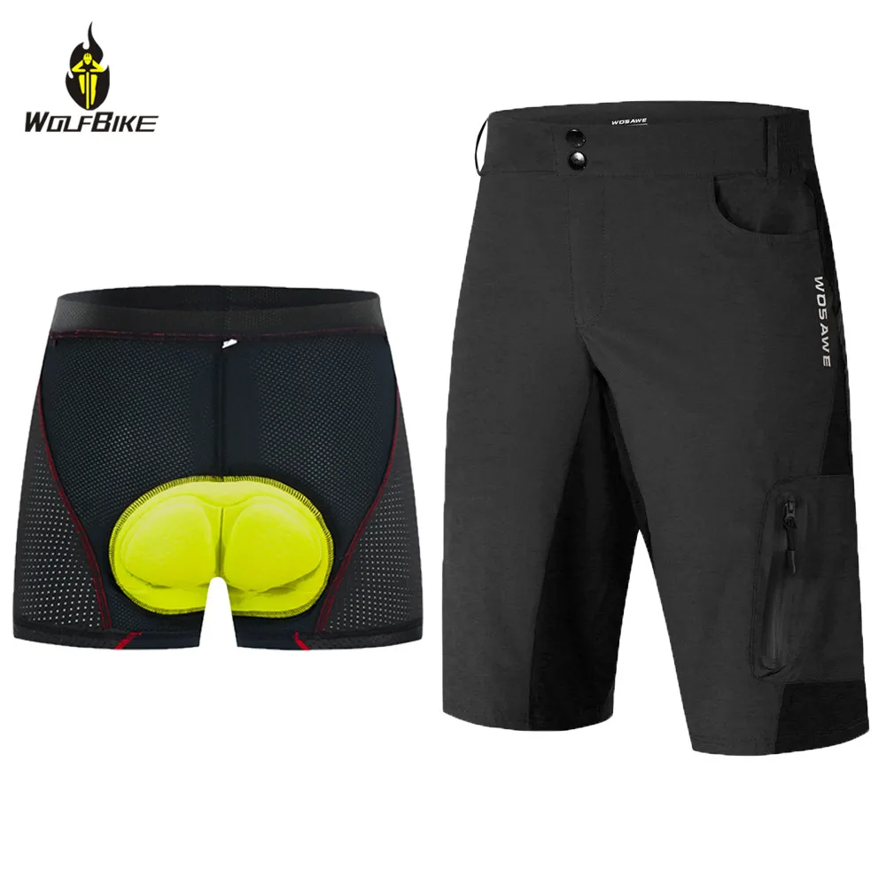 WOSAWE Summer Men's Cycling Shorts Breathable Bicycle Riding Underwear Quick Dry MTB Bike Clothing Running Downhill Underpants
WOSAWE Summer Men's Cycling Shorts Breathable Bicycle Riding Underwear Quick Dry MTB Bike Clothing Running Downhill Underpants