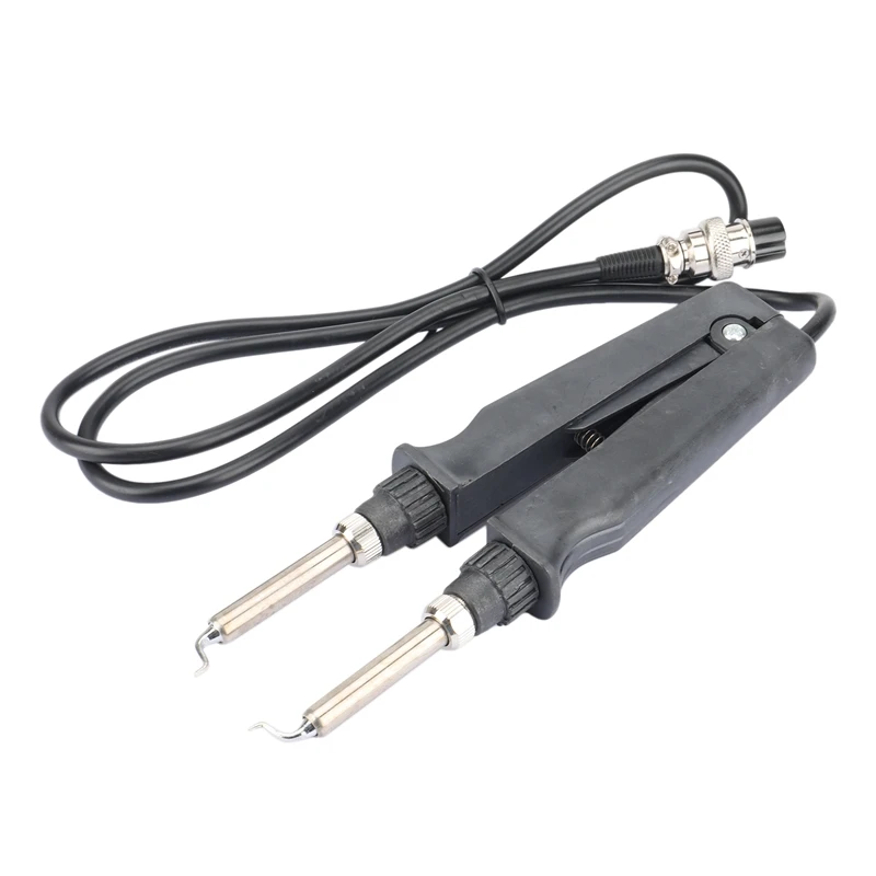 902 ESD SMD Double Soldering Iron Tweezer Handle Clip Heating Plier Soldering Station Accessories Flat Tip
902 ESD SMD Double Soldering Iron Tweezer Handle Clip Heating Plier Soldering Station Accessories Flat Tip