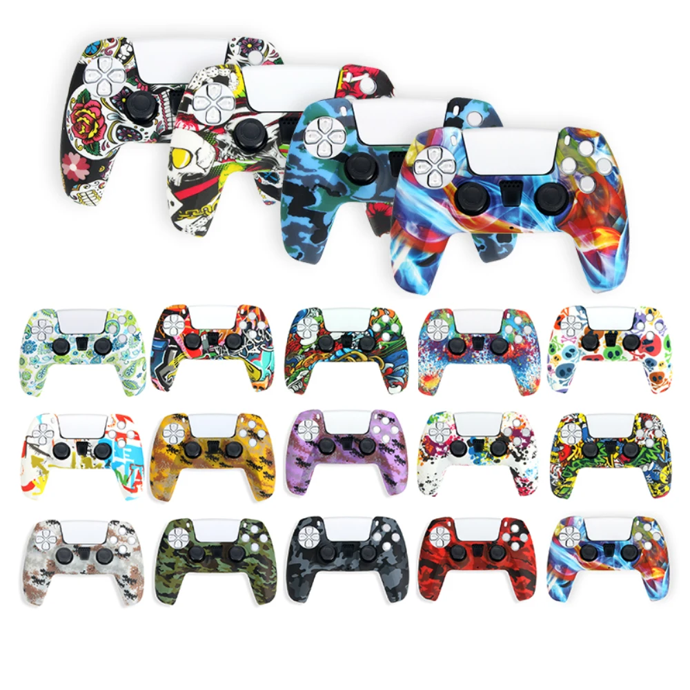 For PS5 Silicone Case Game Accessor Anti-slip Gamepad Joystick Protector Protective Case For PS5 Controller
For PS5 Silicone Case Game Accessor Anti-slip Gamepad Joystick Protector Protective Case For PS5 Controller