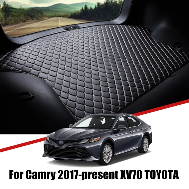 Кожаные коврики для багажника автомобиля на заказ для Toyota Camry XV70 2017 2018 2019 2020-2022, водонепроницаемый нескользящий поднос, аксессуары для груза
Кожаные коврики для багажника автомобиля на заказ для Toyota Camry XV70 2017 2018 2019 2020-2022, водонепроницаемый нескользящий поднос, аксессуары для груза