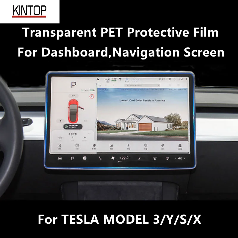 For TESLA MODEL 3/Y/S/X Dashboard,Navigation Screen Transparent PET Protective Film Anti-scratch Accessories
For TESLA MODEL 3/Y/S/X Dashboard,Navigation Screen Transparent PET Protective Film Anti-scratch Accessories