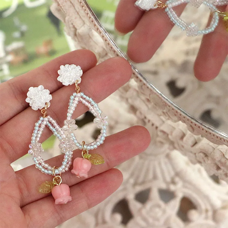 Женские серьги в японском и корейском стиле
Женские серьги в японском и корейском стиле