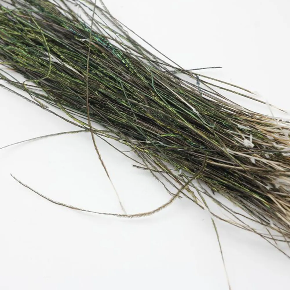 Gloss Peacock Herl Feather Wire Herl Material Tail Tied 10-18cm(Approx) 200Pcs/Bag Bait Eacock Feather Fly Natural
Gloss Peacock Herl Feather Wire Herl Material Tail Tied 10-18cm(Approx) 200Pcs/Bag Bait Eacock Feather Fly Natural