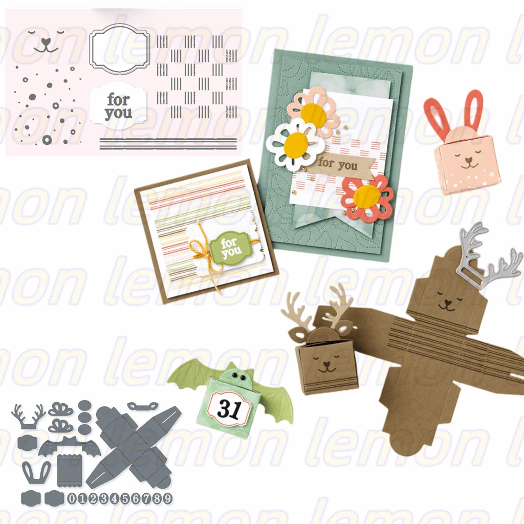 Gift Box Decoration 2022 Metal Cutting Die and Clear Stamp DIY Scrapbook Paper Craft Photo Album Card Embossing New Die
Gift Box Decoration 2022 Metal Cutting Die and Clear Stamp DIY Scrapbook Paper Craft Photo Album Card Embossing New Die