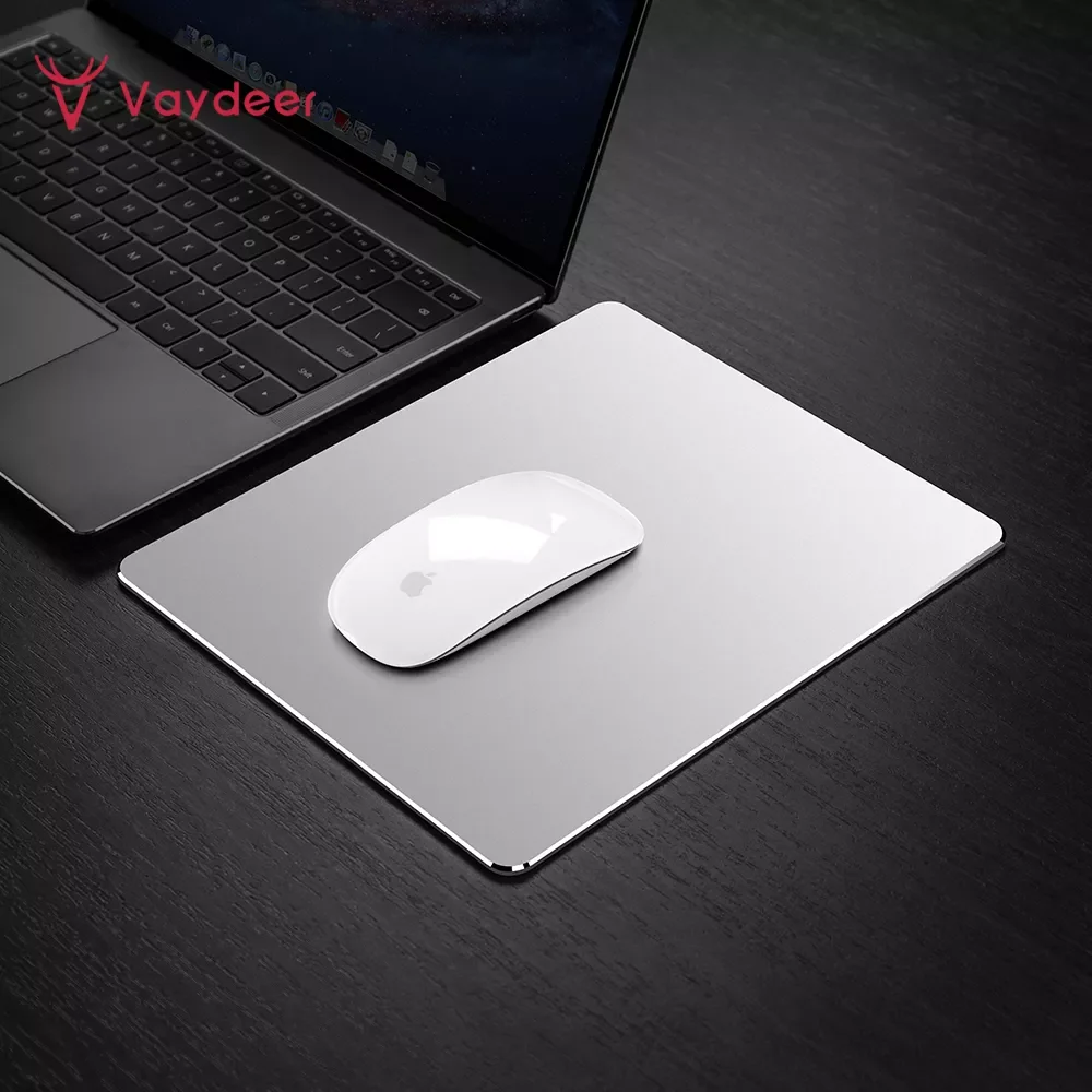 Metal Aluminum Mouse Pad Mat Hard Smooth Magic Thin Mousead Double Side Waterproof Fast and Accurate Control for Office Home 
Metal Aluminum Mouse Pad Mat Hard Smooth Magic Thin Mousead Double Side Waterproof Fast and Accurate Control for Office Home
