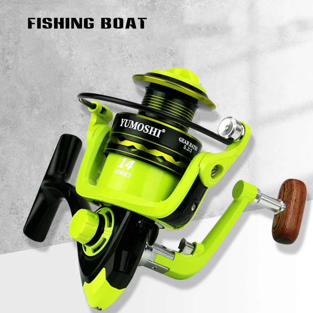 5.2:1 Spool Coil 14BB Spinning Fishing Reel Professional Metal Left/Right Hand Fishing Reel Wheels for Saltwater Freshwater
5.2:1 Spool Coil 14BB Spinning Fishing Reel Professional Metal Left/Right Hand Fishing Reel Wheels for Saltwater Freshwater