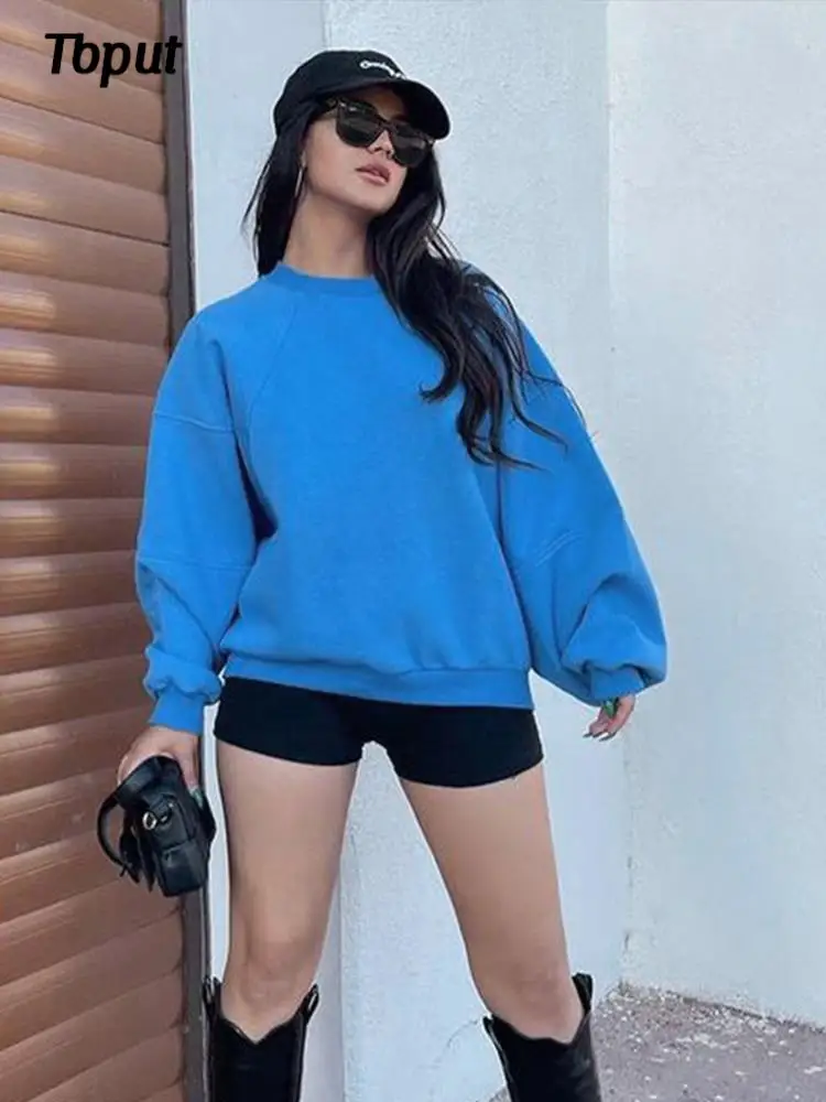 Women Sportswear Solid O-neck Sweatshirt Female Soft Comfortable Long Sleeve Pullover Top Lady Fashion Casual Loose Clothes
Women Sportswear Solid O-neck Sweatshirt Female Soft Comfortable Long Sleeve Pullover Top Lady Fashion Casual Loose Clothes
