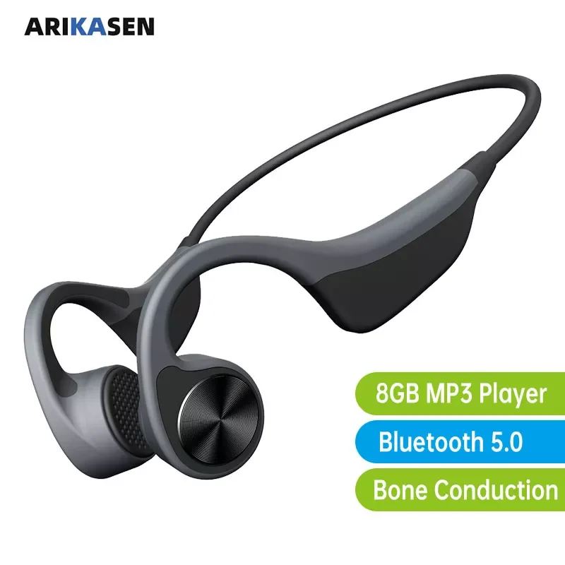 NEW Bone Conduction Headphones MP3 Player Built-in 16G Memory Bluetooth Open Ear Safe Headphones with CVC6.0 Mic for Running Cyc
NEW Bone Conduction Headphones MP3 Player Built-in 16G Memory Bluetooth Open Ear Safe Headphones with CVC6.0 Mic for Running Cyc