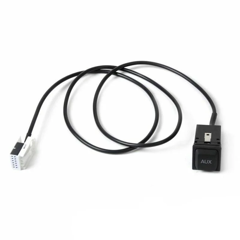 Black Car Audio AUX Switch Cable Stereo Connector Line Cords For Golf/ R MK5 MK6 2005-2013 Auto Electronics Wire
Black Car Audio AUX Switch Cable Stereo Connector Line Cords For Golf/ R MK5 MK6 2005-2013 Auto Electronics Wire