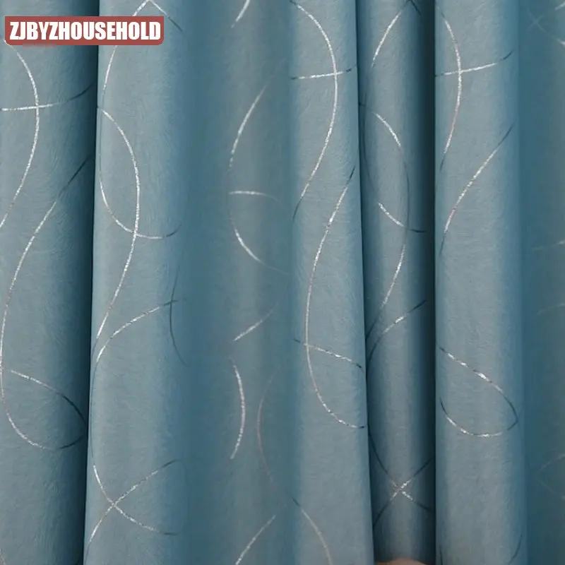 Blackout Blue Jacquard Curtains for Living Room Bedroom New Simple Modern Insulation Polyester Thickened Light Luxury Sunshade
Blackout Blue Jacquard Curtains for Living Room Bedroom New Simple Modern Insulation Polyester Thickened Light Luxury Sunshade