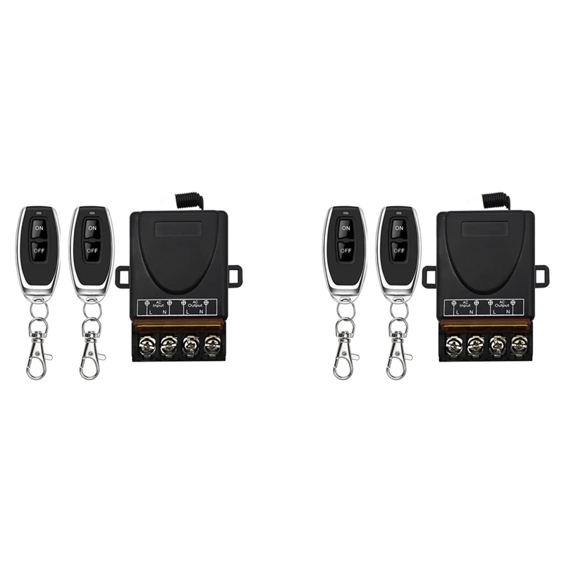 6X AC 220V 30A 1CH 433Mhz Wireless Remote Control Switch RF Relay Receiver + On/Off Transmitter
6X AC 220V 30A 1CH 433Mhz Wireless Remote Control Switch RF Relay Receiver + On/Off Transmitter