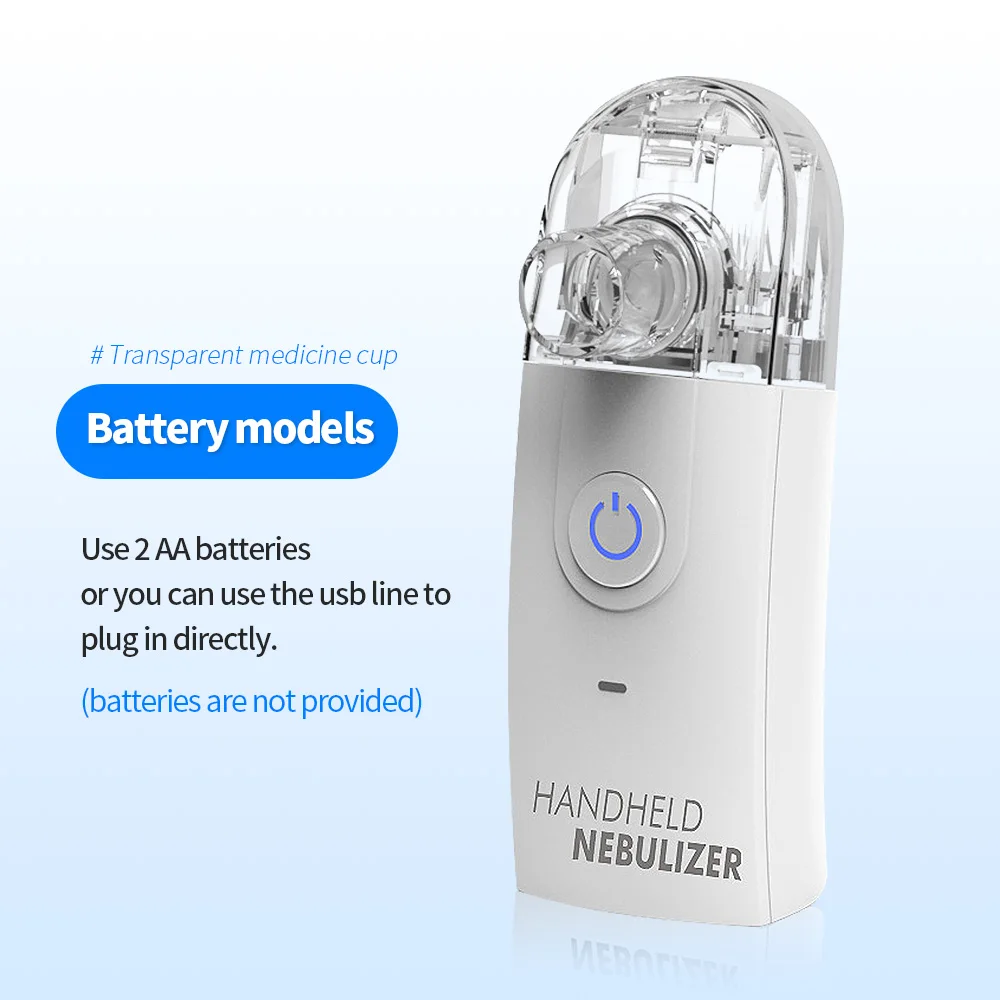 Mini Handheld Mesh Nebulizer Asthma Inhaler Atomizer Child Adults Portable Silent Nebulizador USB Health Care Humidifier
Mini Handheld Mesh Nebulizer Asthma Inhaler Atomizer Child Adults Portable Silent Nebulizador USB Health Care Humidifier