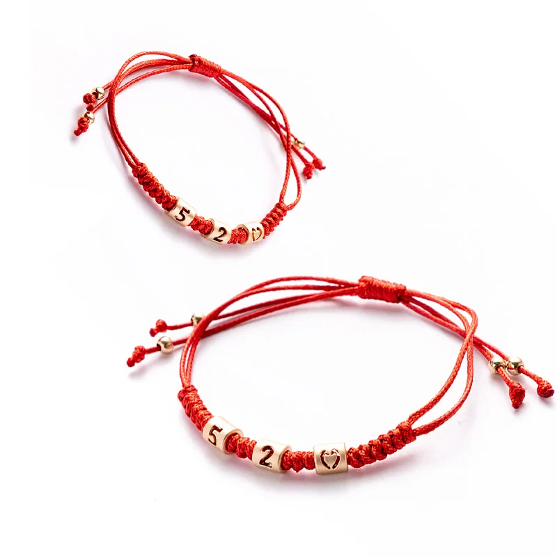 Bohemia Beach Style 52Love Charm Weaving Bracelet Braided Adjustable Lucky Red String Jewelry Bracelets for Women Men Girl Gift
Bohemia Beach Style 52Love Charm Weaving Bracelet Braided Adjustable Lucky Red String Jewelry Bracelets for Women Men Girl Gift