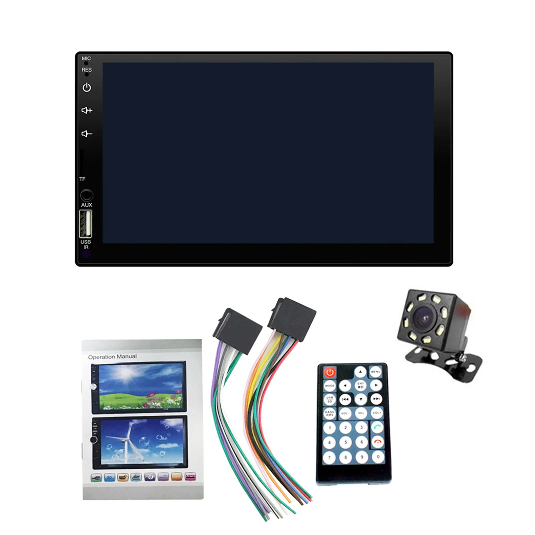 7 Inch 2 Din MP5 Player CarPlay Bluetooth Touch Screen Stereo FM Radio for 7Inch Car Apple Android/IOS Mirroring A
7 Inch 2 Din MP5 Player CarPlay Bluetooth Touch Screen Stereo FM Radio for 7Inch Car Apple Android/IOS Mirroring A
