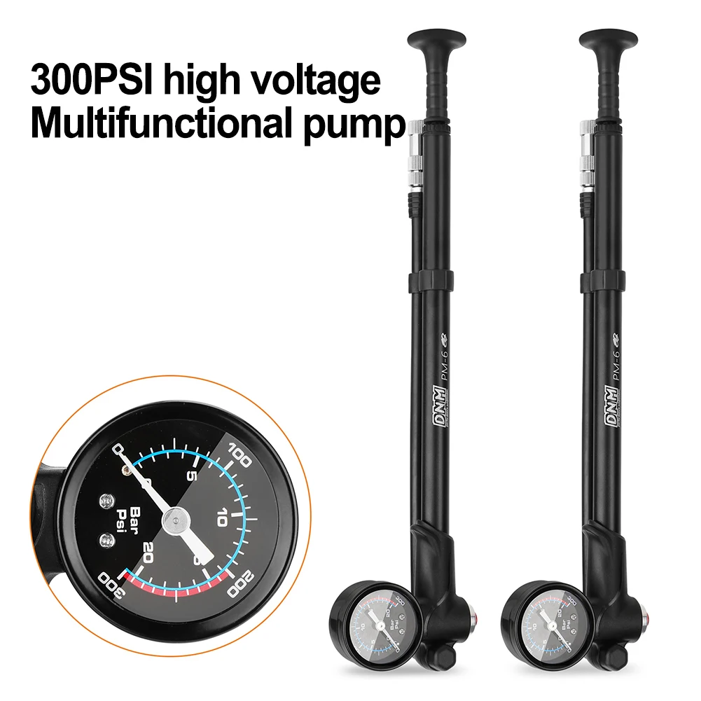 Universal Mountain Bike Mini Air Pressure Front Fork Shock Absorber Pump 300PSI High Pressure Air Pump
Universal Mountain Bike Mini Air Pressure Front Fork Shock Absorber Pump 300PSI High Pressure Air Pump