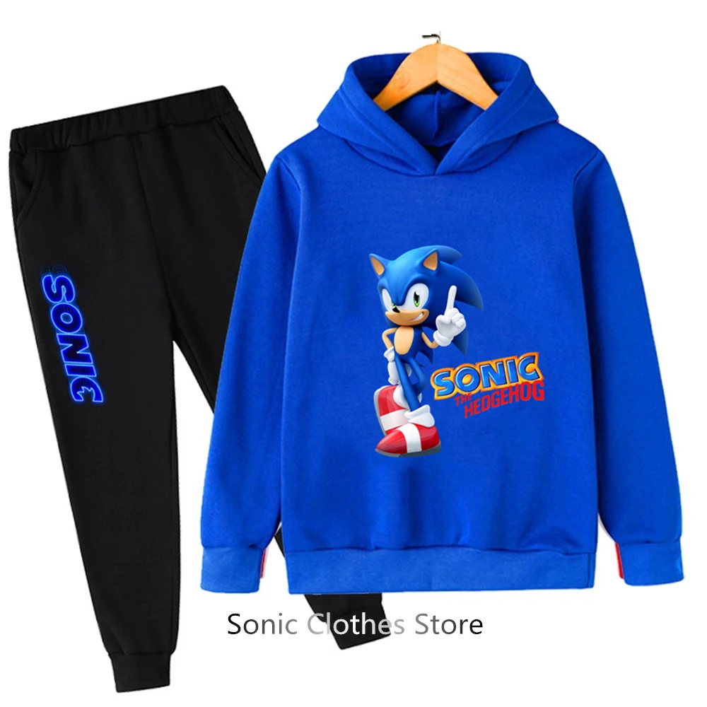 New Boy Clothes Girls Sonic Hoodie Set Kids 2Pcs Sets Spring Autumn Toddler Cartoon Hooded +Pants Tracksuit Girls Clothes
New Boy Clothes Girls Sonic Hoodie Set Kids 2Pcs Sets Spring Autumn Toddler Cartoon Hooded +Pants Tracksuit Girls Clothes