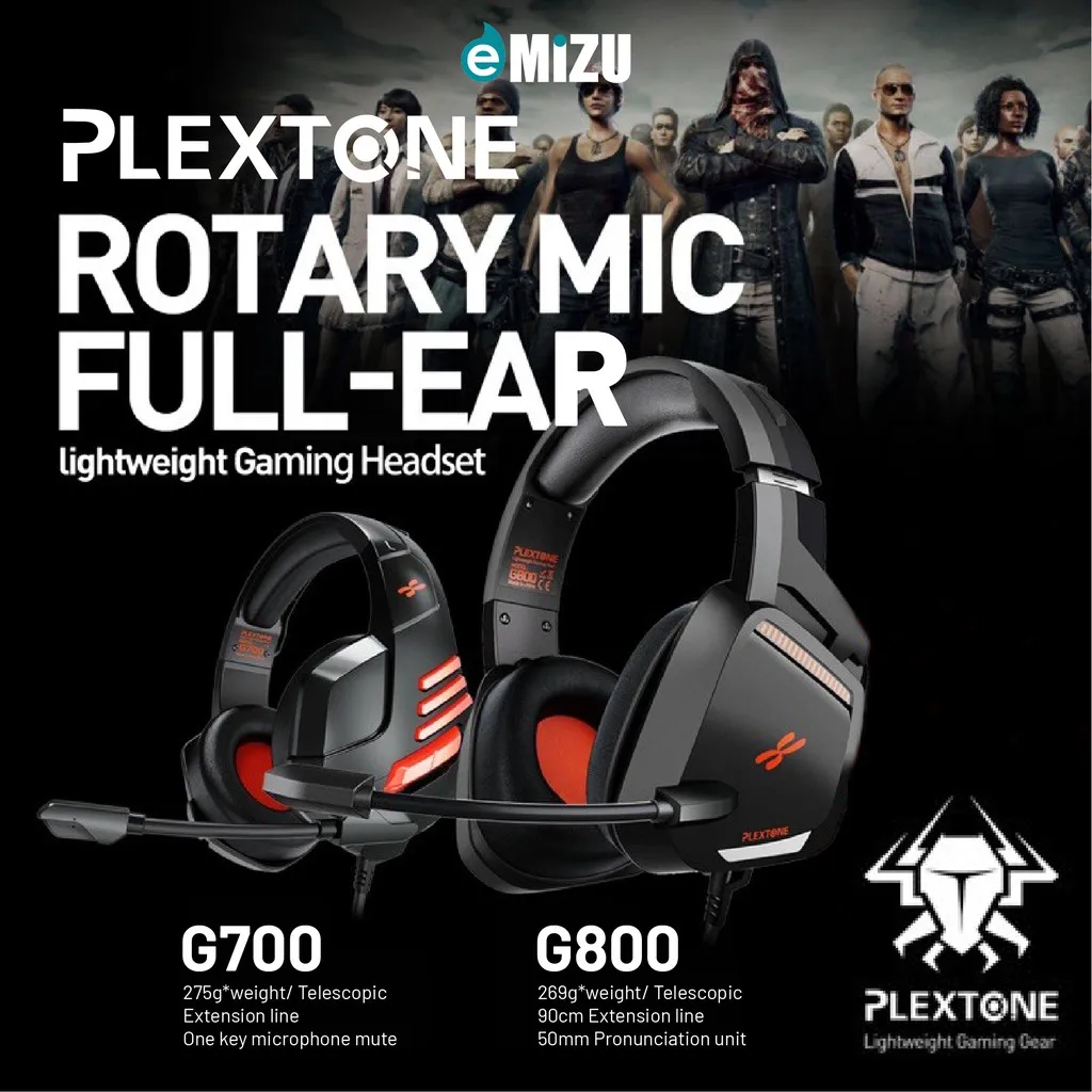 NEW VideoPlextone G800 / G700 Extra Bass 3.5mm Audio Jack Gaming Earphones Stereo Gamer Headphones With Mic
NEW VideoPlextone G800 / G700 Extra Bass 3.5mm Audio Jack Gaming Earphones Stereo Gamer Headphones With Mic