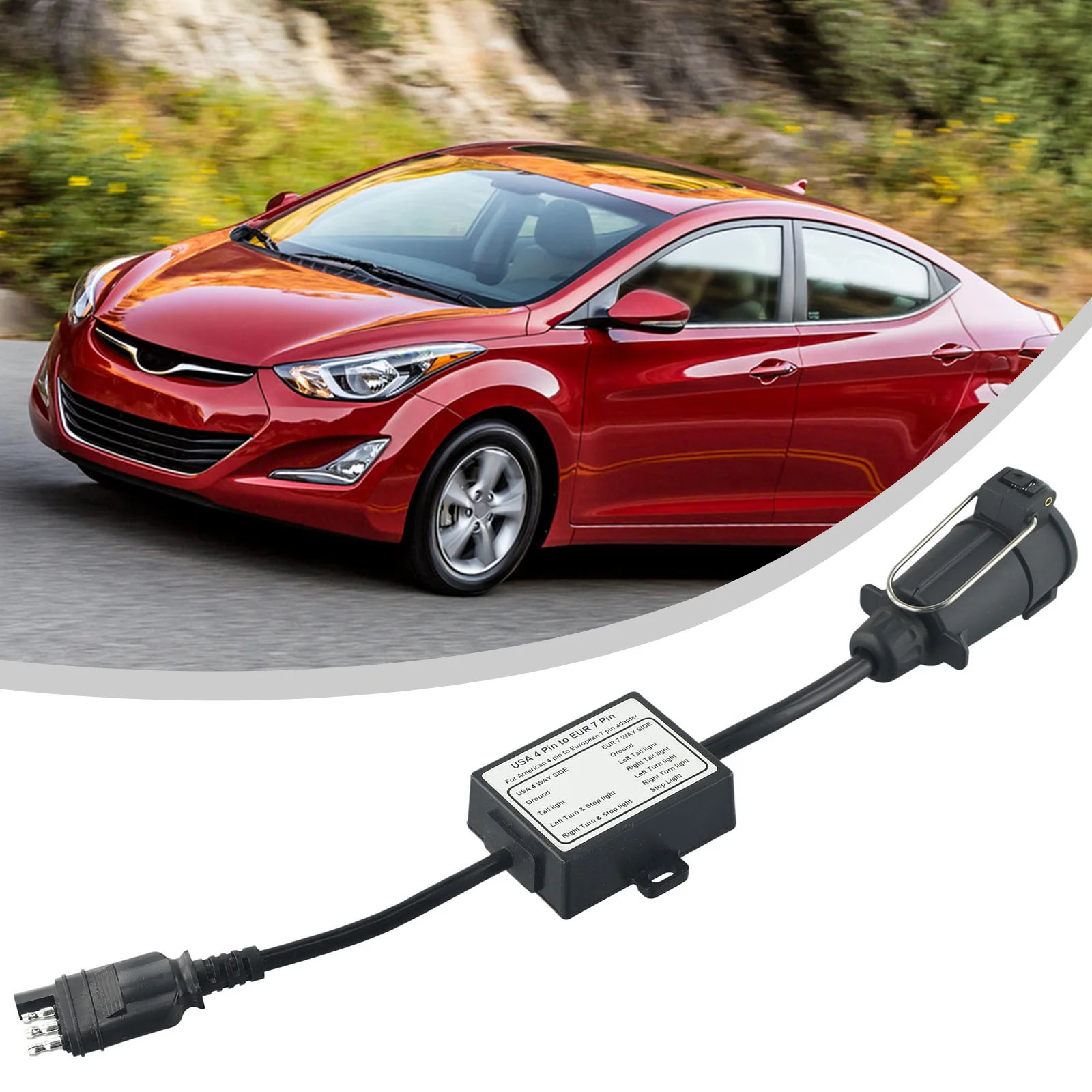 Brand New Light Converter Trailer Connectors 4-pin To 7-pin Plug And Play Replacement Separate Brake Light 1pc
Brand New Light Converter Trailer Connectors 4-pin To 7-pin Plug And Play Replacement Separate Brake Light 1pc
