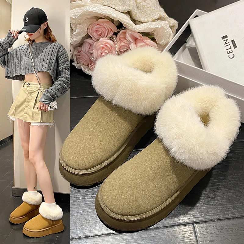 2024 New Snow Women Boots Thickening Plus Velvet Winter Fashion Warm Short Boots Cotton Shoes Women'S Snow Boots Winter Boots
2024 New Snow Women Boots Thickening Plus Velvet Winter Fashion Warm Short Boots Cotton Shoes Women'S Snow Boots Winter Boots