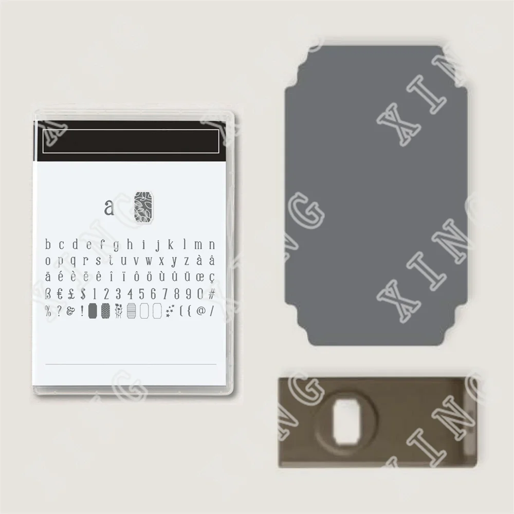Alphanumeric Symbols New Metal Cutting Die and Clear Stamps Template Diy Scrapbook Album Paper Card Decoration Embossing Craft
Alphanumeric Symbols New Metal Cutting Die and Clear Stamps Template Diy Scrapbook Album Paper Card Decoration Embossing Craft