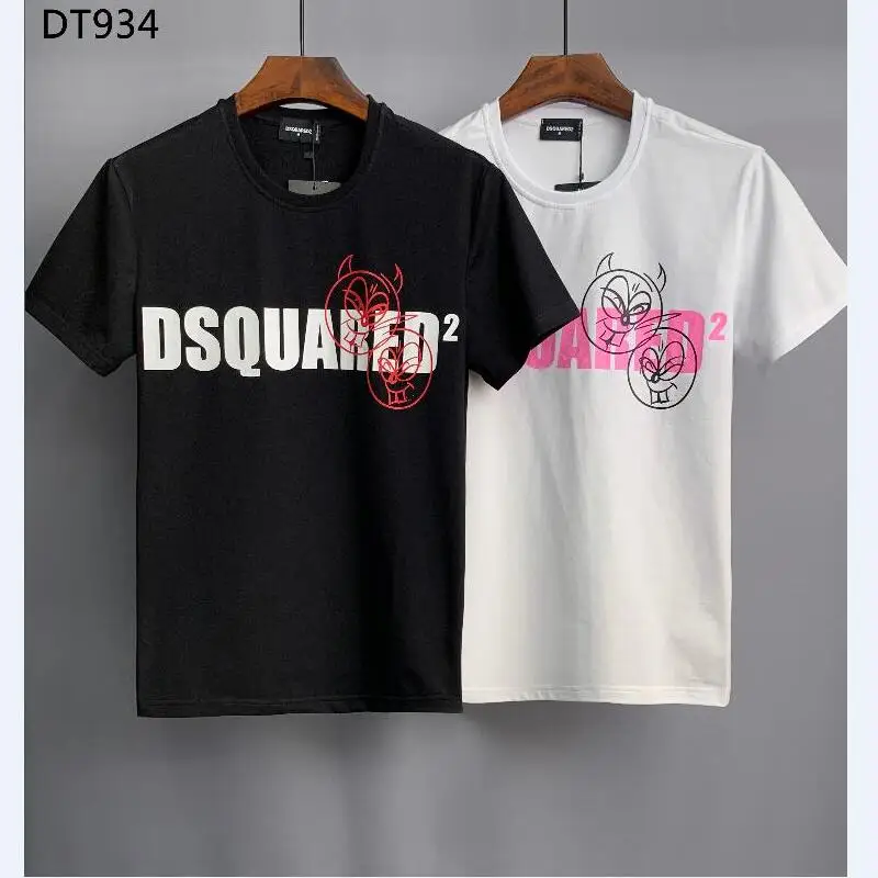 Dsquared2 Letter Print Clothing Tops Cotton Round Neck Short Sleeve T-Shirt DT934
Dsquared2 Letter Print Clothing Tops Cotton Round Neck Short Sleeve T-Shirt DT934