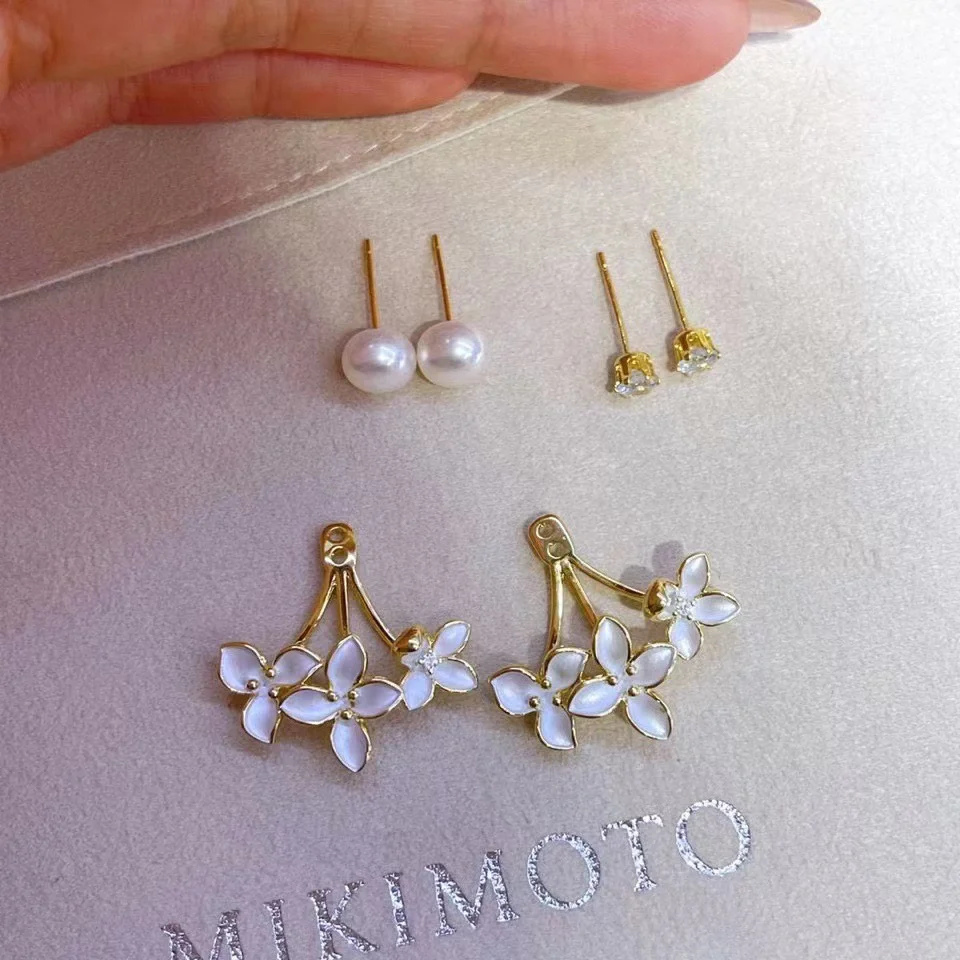 2022 New Arrival 7-8mm Real Pearl With Flower Stud Earrings&Zircon Shinning Jewelry Gifts
2022 New Arrival 7-8mm Real Pearl With Flower Stud Earrings&Zircon Shinning Jewelry Gifts