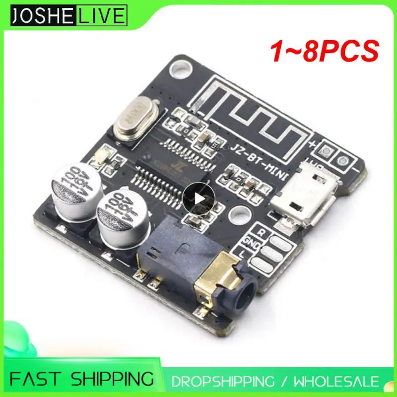 Плата аудиоресивера 5,0 дюйма, 1 ~ 8 шт., Стандартная плата MP3, беспроводной стерео музыкальный модуль 3,7-5 В, XY-BT-Mini
Плата аудиоресивера 5,0 дюйма, 1 ~ 8 шт., Стандартная плата MP3, беспроводной стерео музыкальный модуль 3,7-5 В, XY-BT-Mini